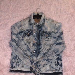 True Religion men’s denim trucker jacket